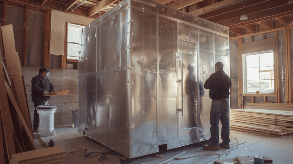 Walk In Cooler Installation 4