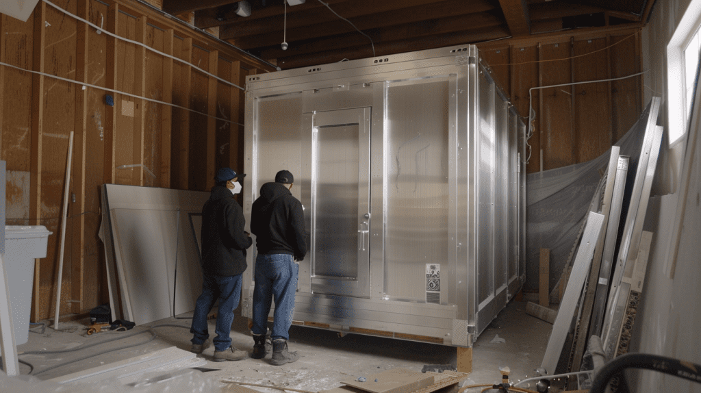 Walk In Cooler Installation 5