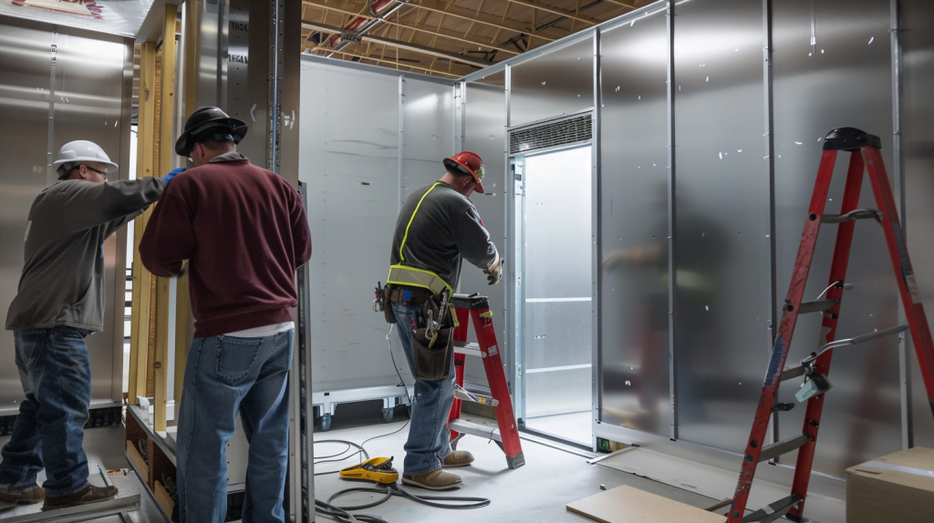 Walk In Cooler assembly