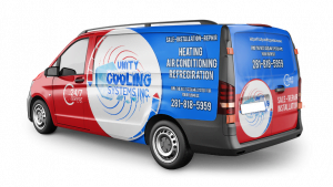 Realistic Panel Van PSD Mockup Back Perspective View