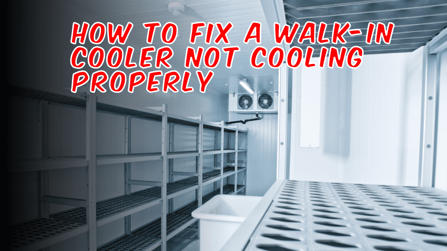 How to Fix a Walk-In Cooler Not Cooling Properly: DIY Guide