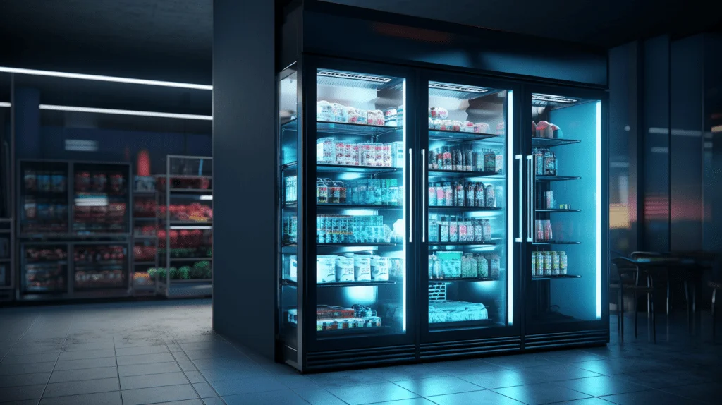 Glass Door Walk In Cooler