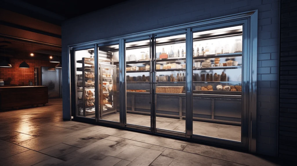Glass Door Walk In Cooler