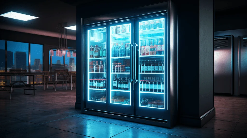 Glass Door Walk In Cooler