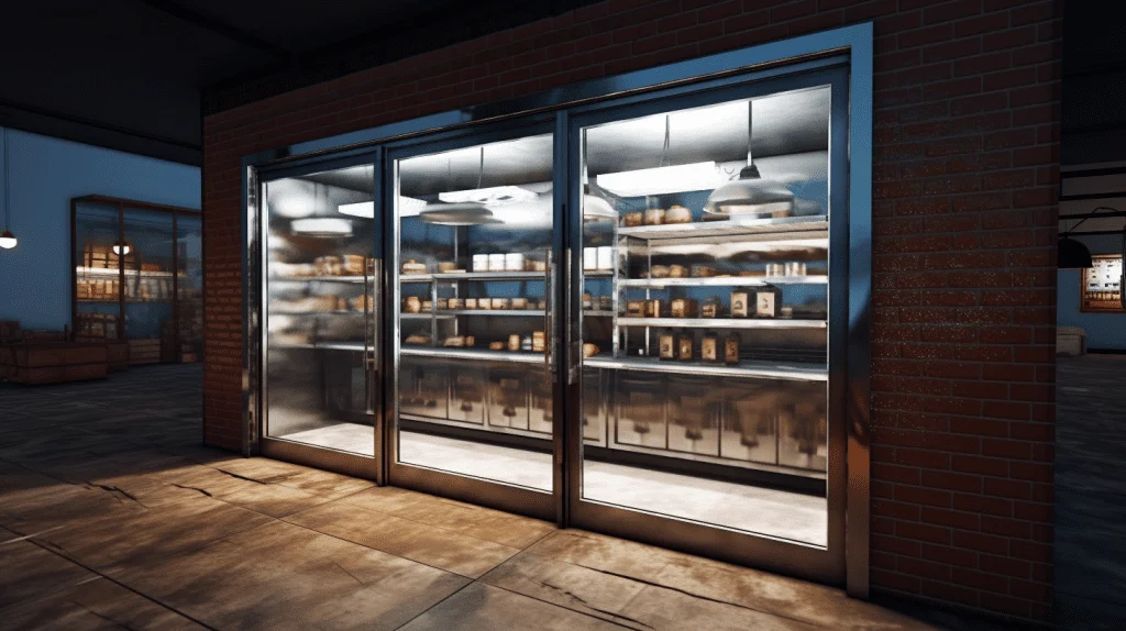 Glass Door Walk In Cooler