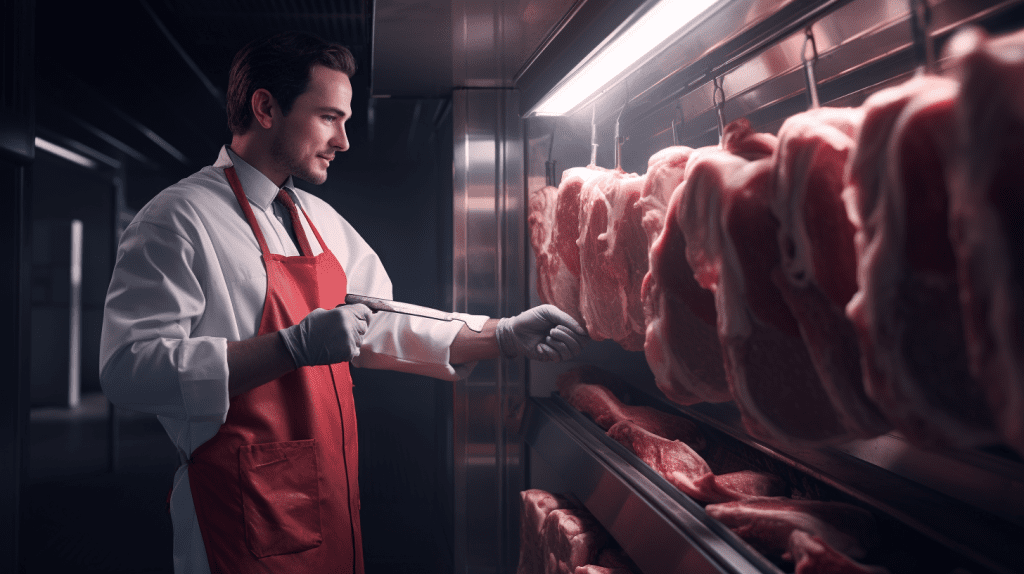 Walk-In Meat Coolers with Rail System