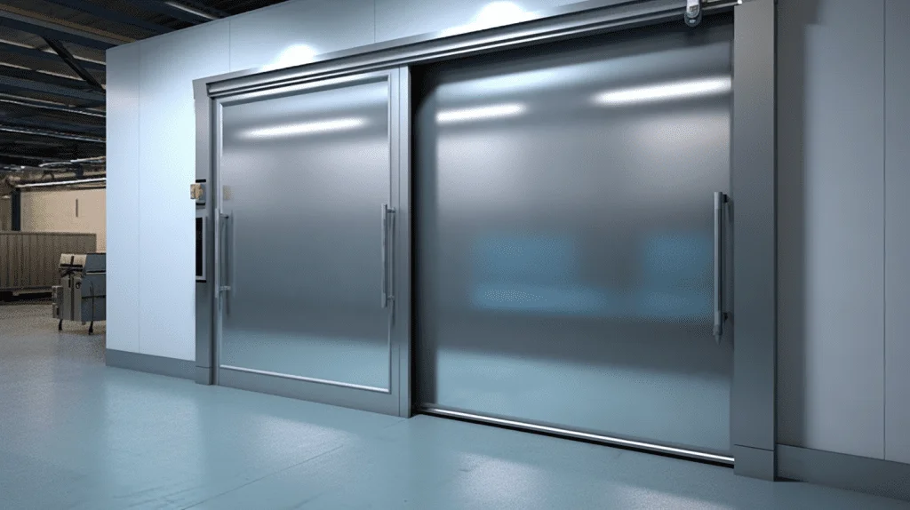 Walk-In Cooler Sliding Doors