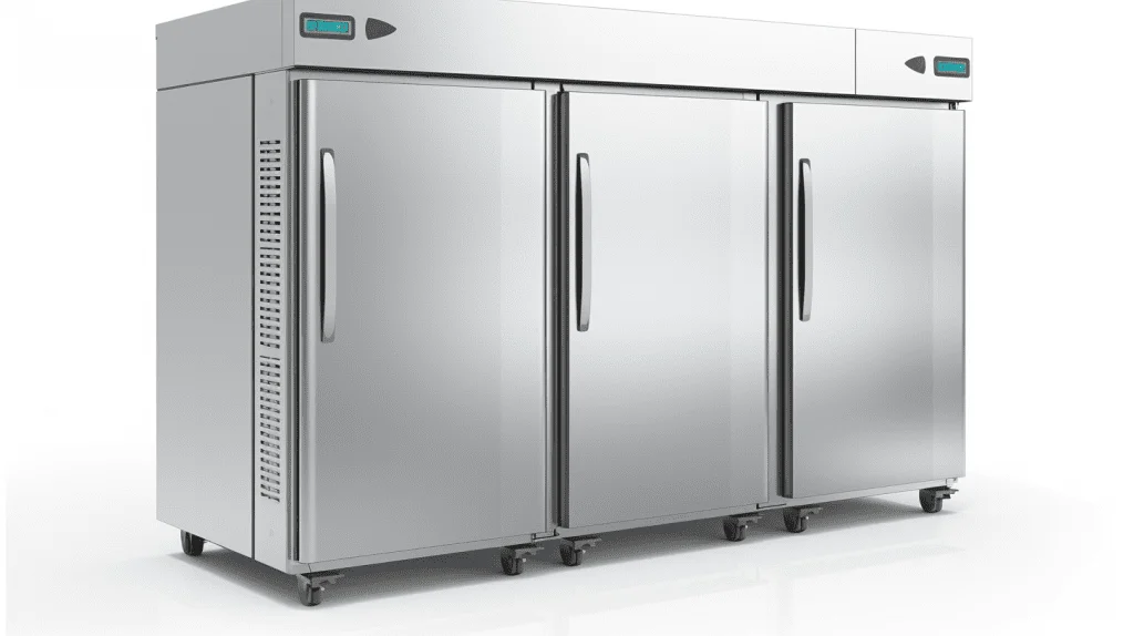 3 door reach in cooler