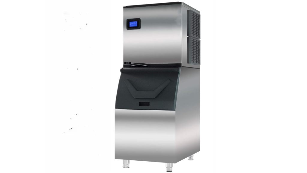commercial 300 lb Ice Machine with Storage Bin
