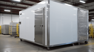 outdoor walk in freezer