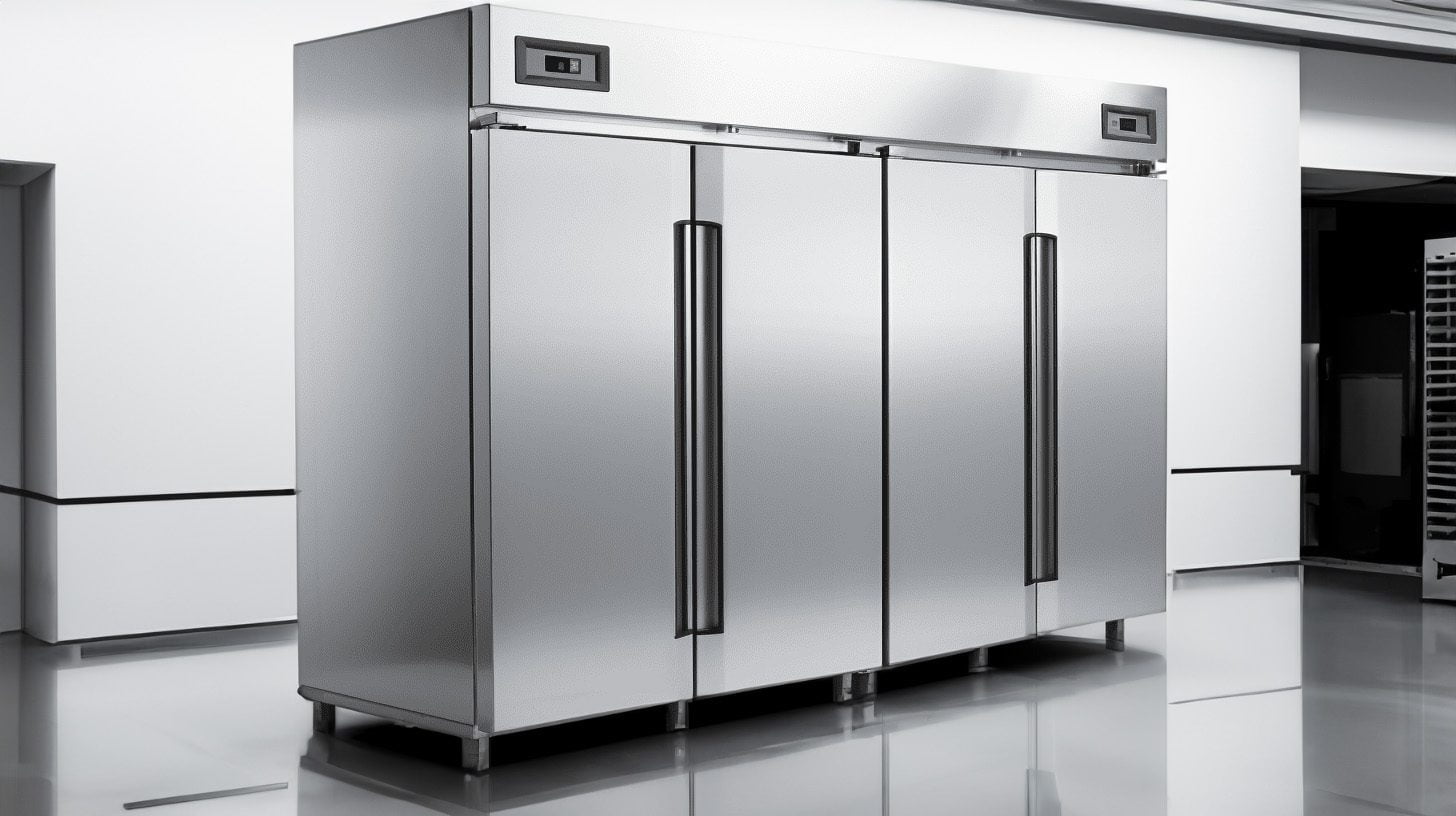 Commercial Upright Refrigerator/Freezer — Stainless Reach-In