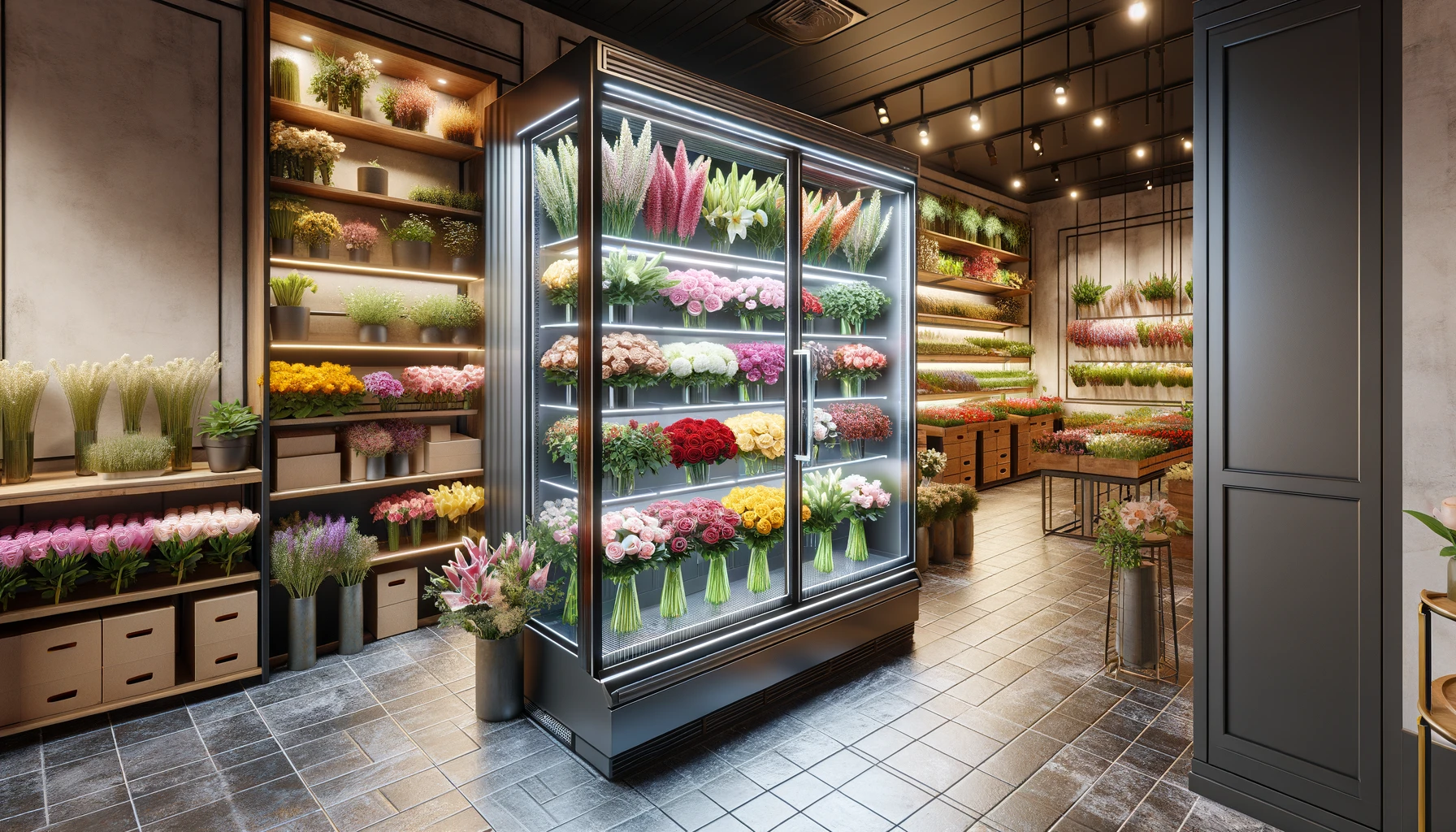 Floral Refrigerator