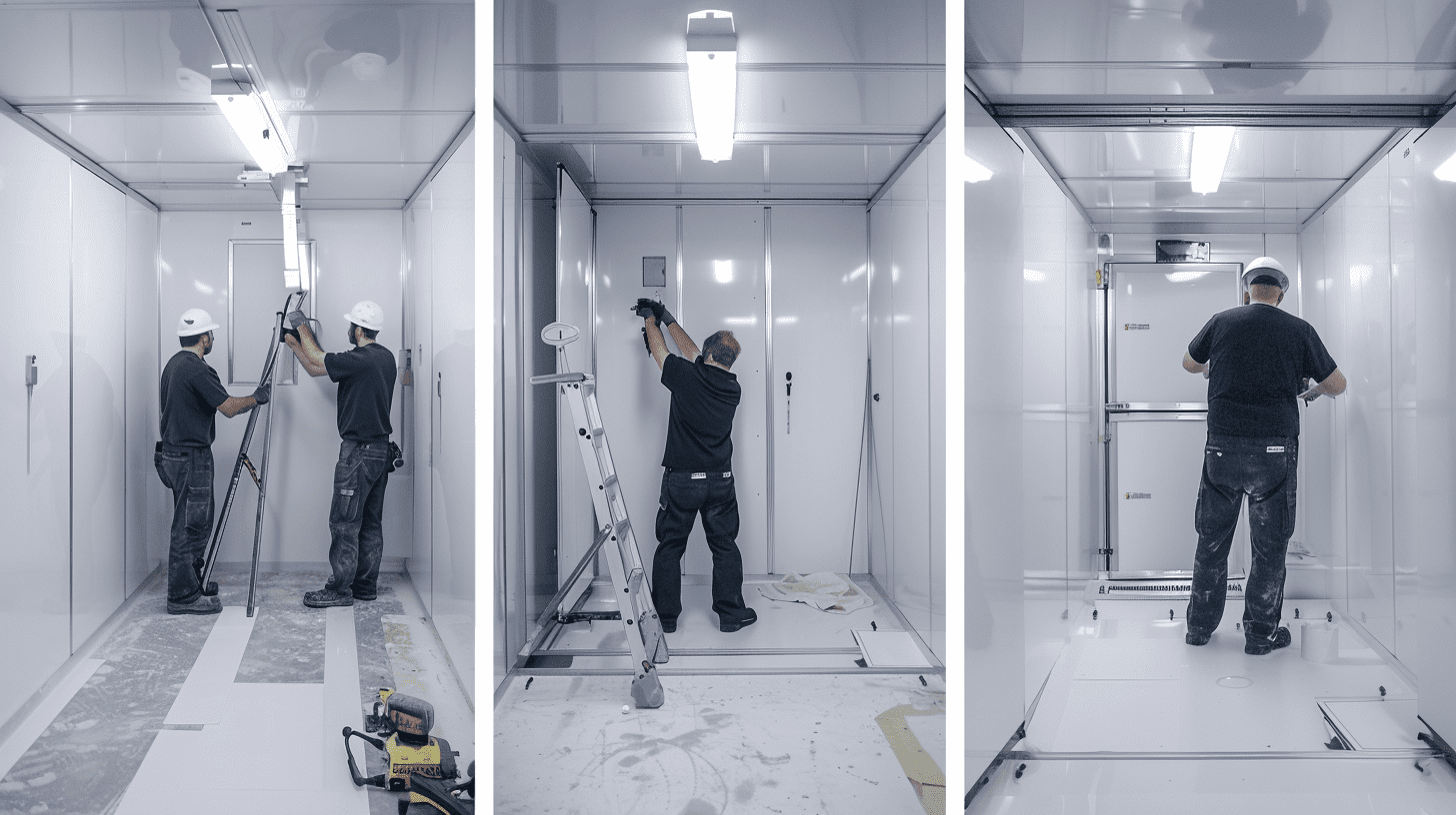 Walk In Cooler assembly
